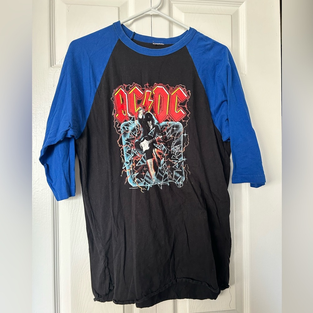 AC/DC  baseball tee